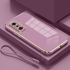 Coque Ultra Fine Silicone Souple Housse Etui S02 pour Xiaomi Redmi K50 Gaming AMG F1 5G Violet