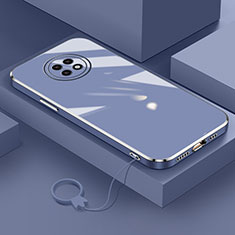 Coque Ultra Fine Silicone Souple Housse Etui S02 pour Xiaomi Redmi Note 9T 5G Gris Lavende