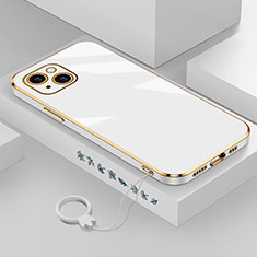 Coque Ultra Fine Silicone Souple Housse Etui S03 pour Apple iPhone 13 Mini Blanc