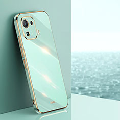 Coque Ultra Fine Silicone Souple Housse Etui S03 pour Xiaomi Mi 11 Pro 5G Vert