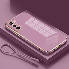 Coque Ultra Fine Silicone Souple Housse Etui S04 pour Samsung Galaxy S21 Plus 5G Violet