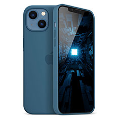 Coque Ultra Fine Silicone Souple Housse Etui S05 pour Apple iPhone 14 Bleu