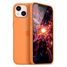 Coque Ultra Fine Silicone Souple Housse Etui S05 pour Apple iPhone 14 Orange