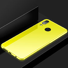 Coque Ultra Fine Silicone Souple Housse Etui S05 pour Huawei P20 Lite Jaune