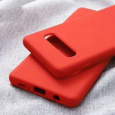 Coque Ultra Fine Silicone Souple Housse Etui U01 pour Samsung Galaxy S10 Rouge