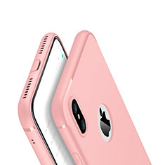 Coque Ultra Fine Silicone Souple Housse Etui V01 pour Apple iPhone X Or Rose