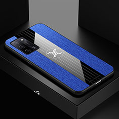 Coque Ultra Fine Silicone Souple Housse Etui X01L pour Oppo A53s 5G Bleu