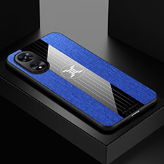 Coque Ultra Fine Silicone Souple Housse Etui X01L pour Oppo A98 5G Bleu