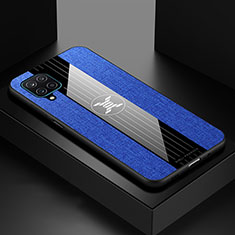 Coque Ultra Fine Silicone Souple Housse Etui X01L pour Samsung Galaxy A12 Bleu