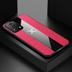 Coque Ultra Fine Silicone Souple Housse Etui X01L pour Xiaomi Mi 13 Lite 5G Rouge