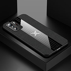 Coque Ultra Fine Silicone Souple Housse Etui X01L pour Xiaomi Redmi Note 10 Pro 5G Noir