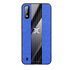 Coque Ultra Fine Silicone Souple Housse Etui X02L pour Samsung Galaxy A01 SM-A015 Bleu