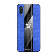 Coque Ultra Fine Silicone Souple Housse Etui X02L pour Samsung Galaxy M02 Bleu