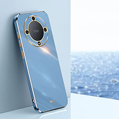Coque Ultra Fine Silicone Souple Housse Etui XL1 pour Huawei Honor X9a 5G Bleu