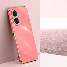 Coque Ultra Fine Silicone Souple Housse Etui XL1 pour Oppo A1 Pro 5G Rose Rouge