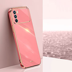 Coque Ultra Fine Silicone Souple Housse Etui XL1 pour Oppo K9 Pro 5G Rose Rouge