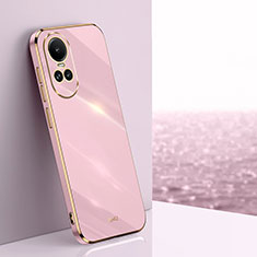 Coque Ultra Fine Silicone Souple Housse Etui XL1 pour Oppo Reno10 5G Violet Clair