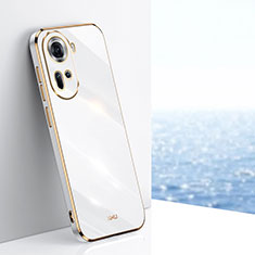 Coque Ultra Fine Silicone Souple Housse Etui XL1 pour Oppo Reno11 5G Blanc