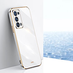 Coque Ultra Fine Silicone Souple Housse Etui XL1 pour Oppo Reno6 Pro+ Plus 5G Blanc