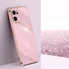 Coque Ultra Fine Silicone Souple Housse Etui XL1 pour Oppo Reno7 5G Rose