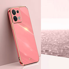 Coque Ultra Fine Silicone Souple Housse Etui XL1 pour Oppo Reno9 Pro 5G Rose Rouge