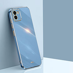 Coque Ultra Fine Silicone Souple Housse Etui XL1 pour Samsung Galaxy A03 Bleu