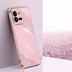 Coque Ultra Fine Silicone Souple Housse Etui XL1 pour Vivo iQOO 10 Pro 5G Rose