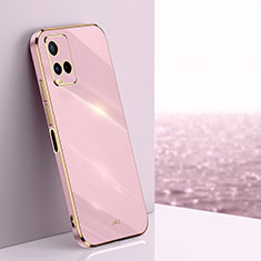 Coque Ultra Fine Silicone Souple Housse Etui XL1 pour Vivo Y21e Rose