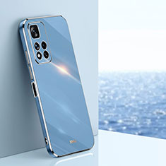 Coque Ultra Fine Silicone Souple Housse Etui XL1 pour Xiaomi Redmi Note 11 Pro+ Plus 5G Bleu