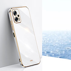 Coque Ultra Fine Silicone Souple Housse Etui XL1 pour Xiaomi Redmi Note 12T Pro 5G Blanc