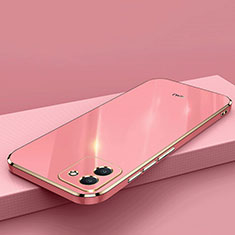 Coque Ultra Fine Silicone Souple Housse Etui XL2 pour Samsung Galaxy A03 Or Rose