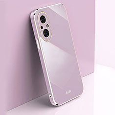 Coque Ultra Fine Silicone Souple Housse Etui XL3 pour Huawei Honor 50 SE 5G Violet Clair