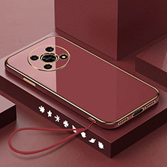 Coque Ultra Fine Silicone Souple Housse Etui XL6 pour Huawei Nova Y91 Rouge