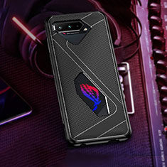 Coque Ultra Fine Silicone Souple Housse Etui ZJ1 pour Asus ROG Phone 5 Pro Noir