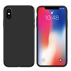 Coque Ultra Fine Silicone Souple S11 pour Apple iPhone Xs Noir