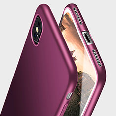 Coque Ultra Fine Silicone Souple S15 pour Apple iPhone X Violet