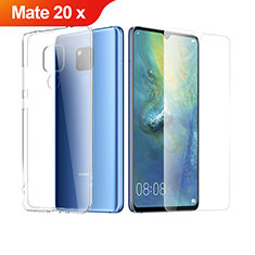 Coque Ultra Fine Silicone Souple Transparente et Protecteur d'Ecran pour Huawei Mate 20 X Clair