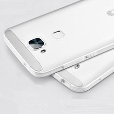 Coque Ultra Fine Silicone Souple Transparente pour Huawei G8 Blanc