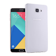 Coque Ultra Fine Silicone Souple Transparente pour Samsung Galaxy A9 Pro (2016) SM-A9100 Blanc