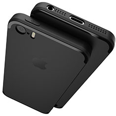 Coque Ultra Fine Silicone Souple U02 pour Apple iPhone 5 Noir