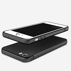 Coque Ultra Fine Silicone Souple U04 pour Apple iPhone SE Noir
