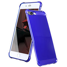 Coque Ultra Fine Silicone Souple Z11 pour Apple iPhone 8 Plus Bleu