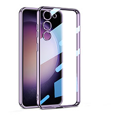 Coque Ultra Fine TPU Souple Housse Etui Transparente AC1 pour Samsung Galaxy S21 Plus 5G Violet