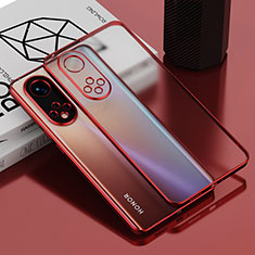 Coque Ultra Fine TPU Souple Housse Etui Transparente AN1 pour Huawei Honor 50 5G Rouge