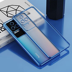 Coque Ultra Fine TPU Souple Housse Etui Transparente AN1 pour Xiaomi Redmi K50 Pro 5G Bleu