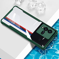 Coque Ultra Fine TPU Souple Housse Etui Transparente BH1 pour Vivo iQOO 9T 5G Vert