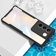 Coque Ultra Fine TPU Souple Housse Etui Transparente BH1 pour Vivo V27 Pro 5G Noir