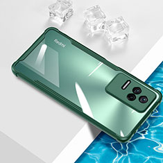 Coque Ultra Fine TPU Souple Housse Etui Transparente BH1 pour Xiaomi Poco F4 5G Vert