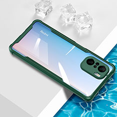 Coque Ultra Fine TPU Souple Housse Etui Transparente BH1 pour Xiaomi Redmi K40 Pro 5G Vert