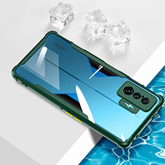 Coque Ultra Fine TPU Souple Housse Etui Transparente BH1 pour Xiaomi Redmi K50 Gaming AMG F1 5G Vert